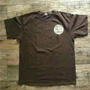 vtg corona beer Los Cabos graphic brown t-shirt mens large